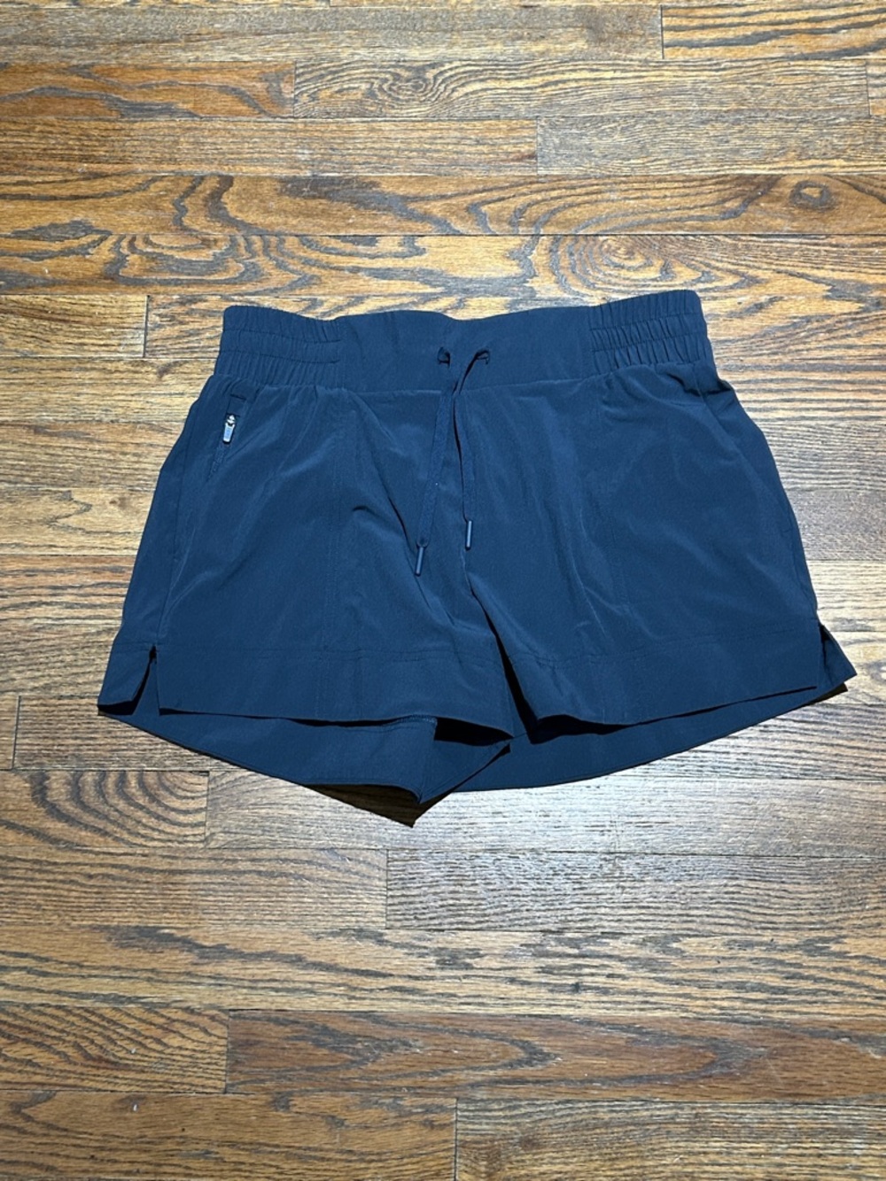 all in motion Navy Woven Mid rise Drawstring Athletic Shorts